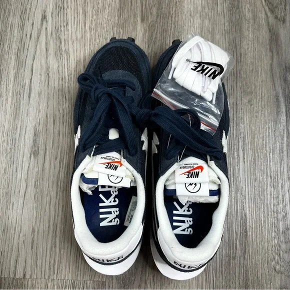New Sacai x‎ LDV Waffle 'Blackened Blue' Men’s Size 8.5 Sneaker Shoes DH2684-400 - Picture 4 of 10